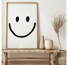 Poster | Smile | Exclusief lijst | Diverse formaten