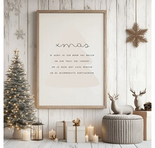 Poster |  Boom vol ballen | Exclusief lijst | Diverse formaten