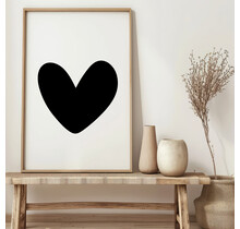 Poster | Bold hart | Exclusief lijst | Diverse formaten