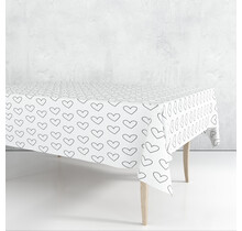 Tafelkleed | Retro Hearts