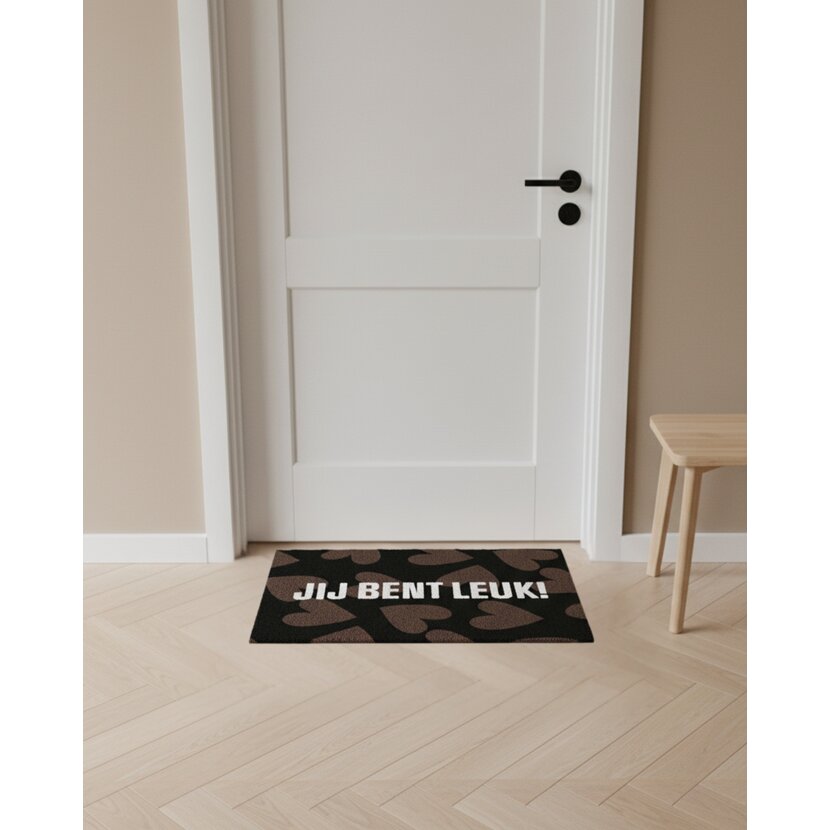 Deurmat | Jij bent leuk | Schoonloopmat | Mat