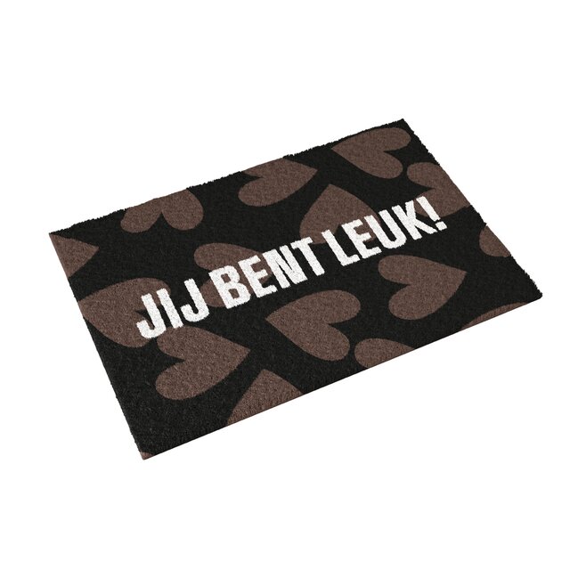 Deurmat | Jij bent leuk | Schoonloopmat | Mat