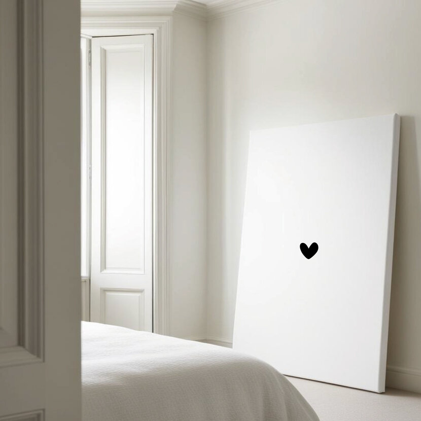 Op maat gemaakt Canvas | Klein hartje |  Diverse formaten