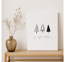 Op maat gemaakt Canvas | Jingle Bells |  Diverse formaten