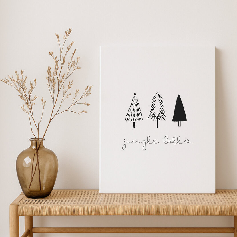 Op maat gemaakt Canvas | Jingle Bells |  Diverse formaten