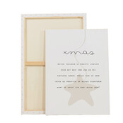 Op maat gemaakt Canvas | Xmas Gedicht |  Diverse formaten
