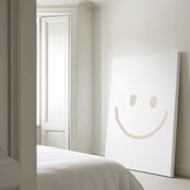 Op maat gemaakt Canvas | Smile Beige |  Diverse formaten