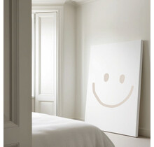 Op maat gemaakt Canvas | Smile Beige |  Diverse formaten