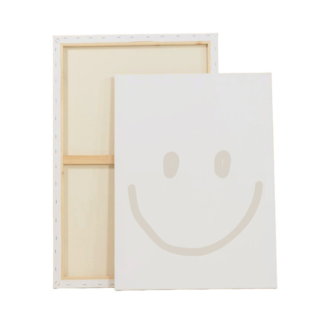 Op maat gemaakt Canvas | Smile Beige |  Diverse formaten