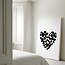 winkeltjevananne.nl Op maat gemaakt Canvas | Inked Heart |  Diverse formaten
