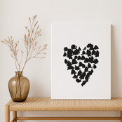 Op maat gemaakt Canvas | Inked Heart |  Diverse formaten