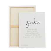 Op maat gemaakt Canvas | Hartendief + Naam |  Diverse formaten