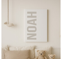 Op maat gemaakt Canvas |  Naam Taupe Grey  |  Diverse formaten