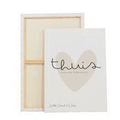 Op maat gemaakt Canvas | Thuis + Namen |  Diverse formaten