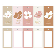 Cadeaulabel set | Flowers