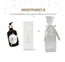 Kerstpakket | Handzeep en kaarsen | In cellofaan