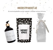 Kerstpakket | Handzeep en snoepjes | In cellofaan