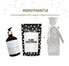 Kerstpakket | Handzeep en snoepjes | In cellofaan