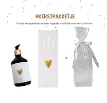 Kerstpakket | Handzeep en kaarsen | In cellofaan