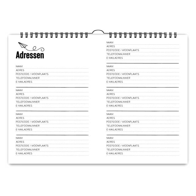 Familieplanner 2026 | A4 | Met gratis stickervel