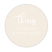 Roundie |  Muurcirkel | Thuis | Licht beige Roundie |  Muurcirkel | Thuis | Licht beige