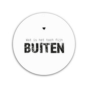 Muurcirkel | Fijn buiten Bold