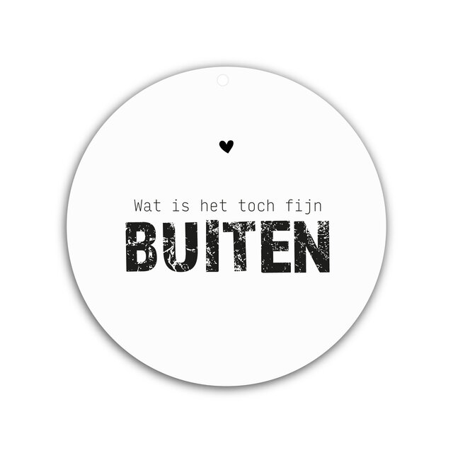 Muurcirkel | Fijn buiten Bold