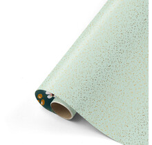 Rol inpakpapier | Sparkling Stars Mint | 3 meter