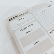 Dagplanner | A4 | Extra dik | Voor al je dagelijkse to do's