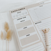 Dagplanner | A4 | Extra dik | Voor al je dagelijkse to do's