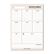 Weekplanner | A4 formaat | Plan je taken