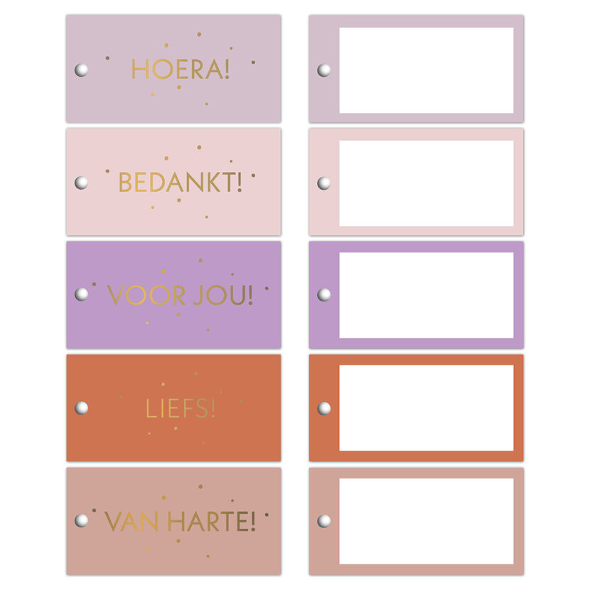 Cadeaulabel set | Gift labels