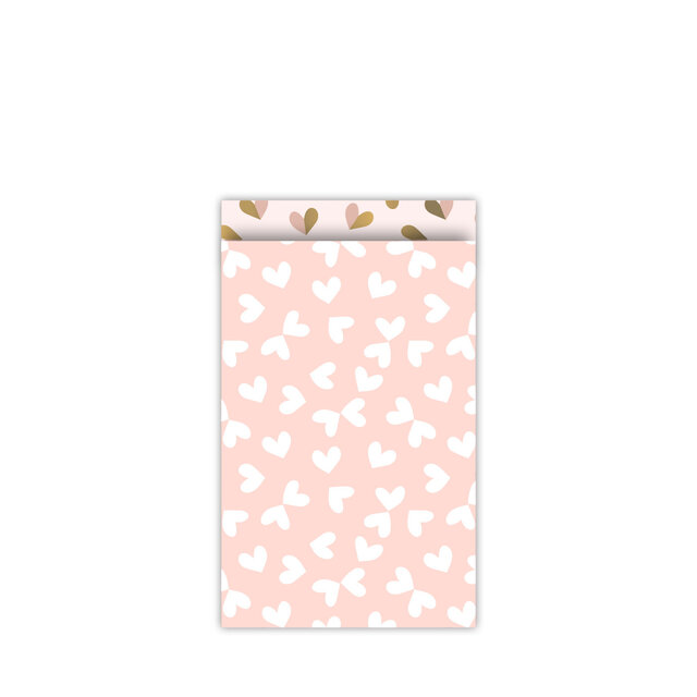 Kadozakjes | Pink Hearts | Per 5 stuks