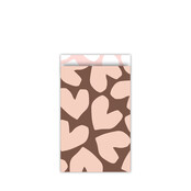 Kadozakjes | Nude Big Hearts | Per 5 stuks