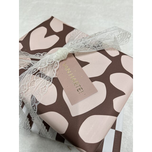 Rol inpakpapier | Big Hears Nude | 3 meter