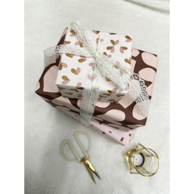 Rol inpakpapier | Double Hearts | 3 meter