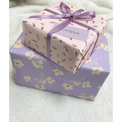 Rol inpakpapier | Confetti Goud Lila | 3 meter