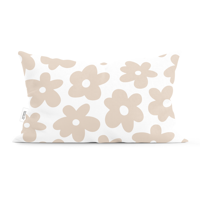 Buitenkussen | XXL | 60 x 40 CM | Nude flowers