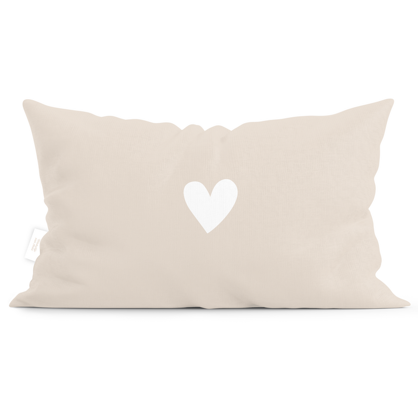 Buitenkussen | XXL | 60 x 40 CM | Nude Hearts