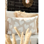 Buitenkussen | XXL | 60 x 40 CM | Nude Hearts