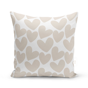 Buitenkussen | SUPERSIZE | 60 x 60 CM | Hearts Beige