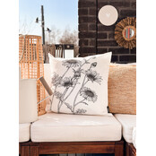 Buitenkussen | SUPERSIZE | 60 x 60 CM | Flower