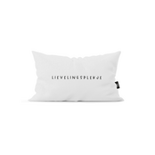 Buitenkussen | 50 x 30 CM | Lievelingsplekje