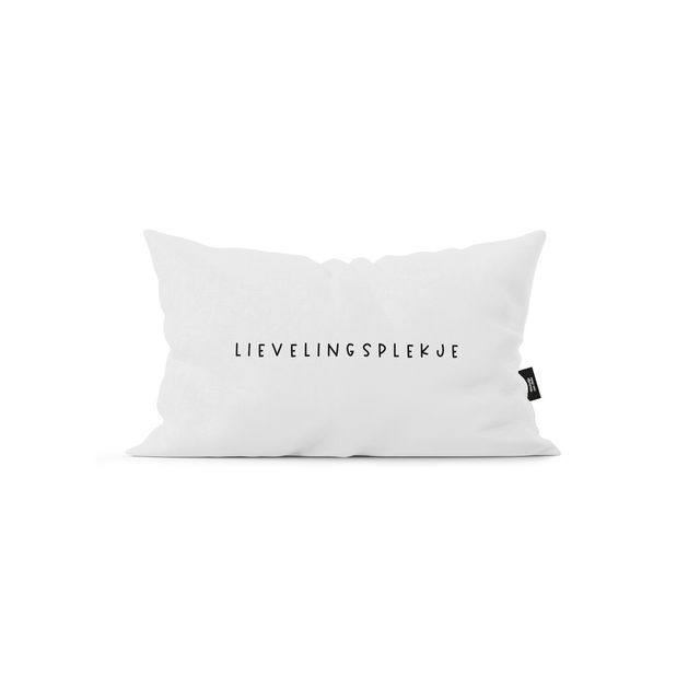 Buitenkussen | 50 x 30 CM | Lievelingsplekje
