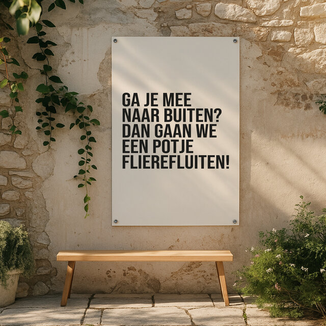 Tuinposter | Flierefluiten