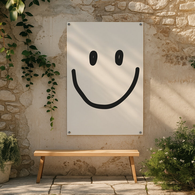 Tuinposter | Smile