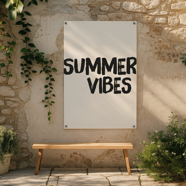 Tuinposter | Summer Vibes | 60 x 80 CM