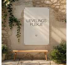 Tuinposter | Lievelingsplekje