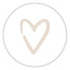 winkeltjevananne.nl  Roundie |  Muurcirkel | Hart Painted | Beige