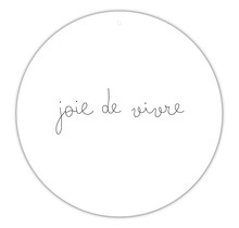 Roundie |  Muurcirkel | Joie de vivre